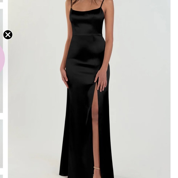 Jenny Yoo Black Bridesmaid Dress Jenny Yoo Bridesmaid Dress Chase (Black,  Size12)